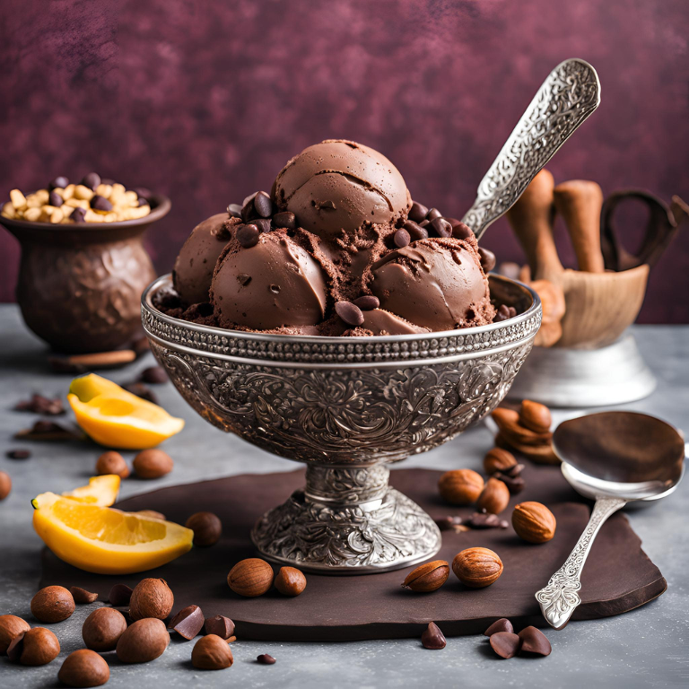 Easy Chocolate Ice Cream Recipe.