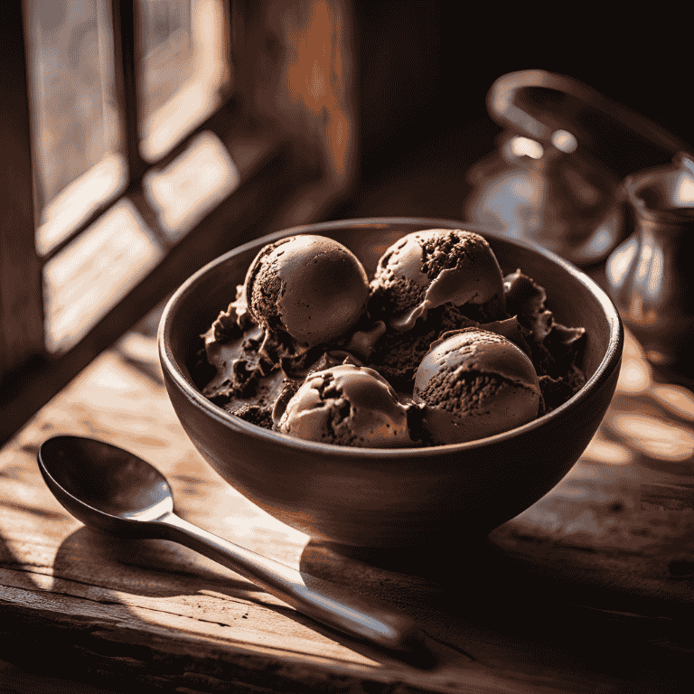 Dark Chocolate Ice Cream
