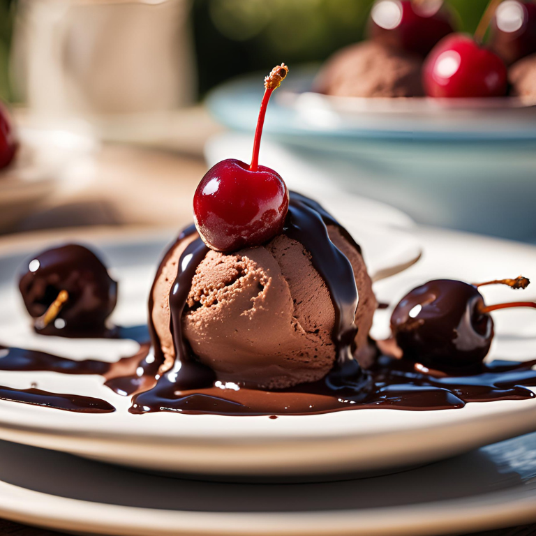 Easy Chocolate Ice Cream Recipe.