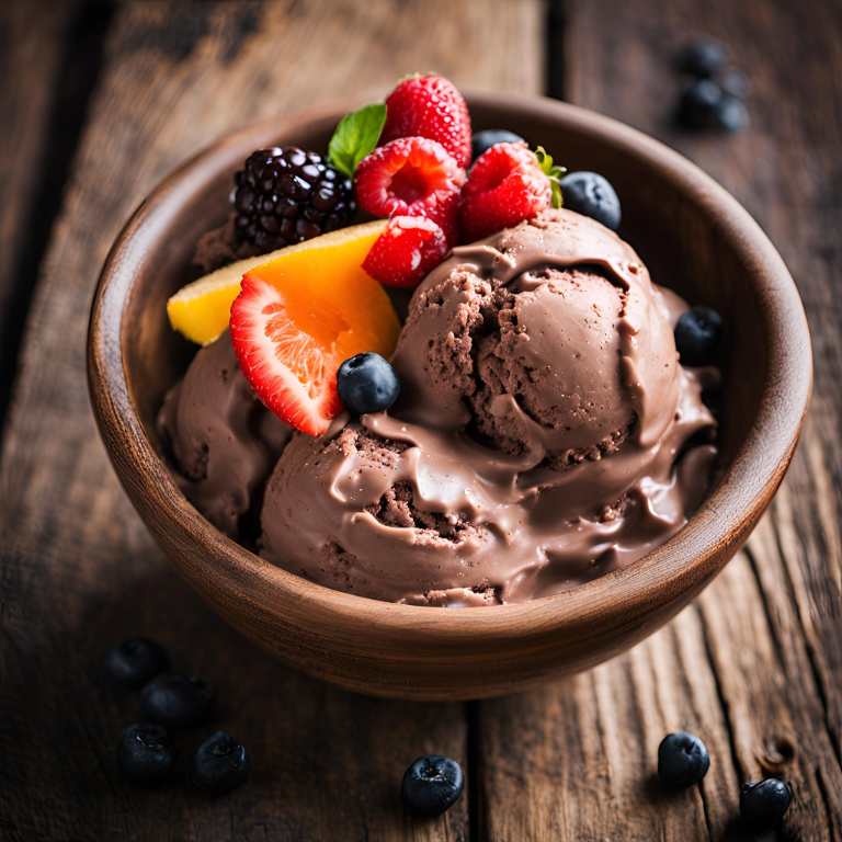 Easy Chocolate Ice Cream Recipe.