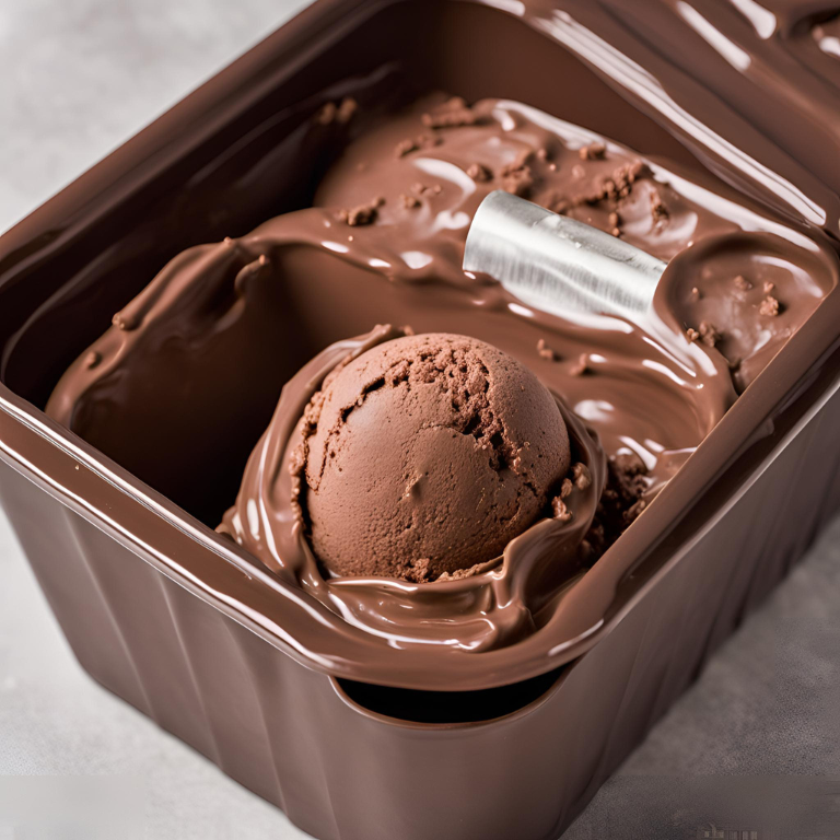 Easy Chocolate Ice Cream Recipe.