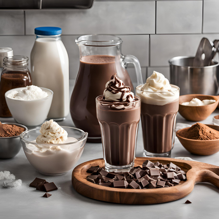 How to Make Delicious Dark Chocolate Shake
